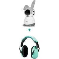 Alecto WiFi -Babyphone mit Kinderhörschutz -Bündel - Babyphone mit Full HD -Kamera und App - SmartBa (Babyphone avec caméra)
