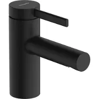 Hansgrohe robinet de régulation Zesis S, modèle 70, avec levier, pour eau froide ou eau pré-mélangée, sans bonde, finition noir mat