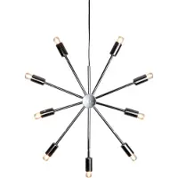 Star Trading Lampe à suspendre métal Pix Star chromé 9 BS