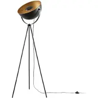 LINDBY Lampadaire , Meline, Noir, Salon / séjour, Métal, Moderne
