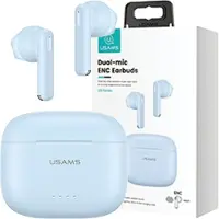 Usams Casque Bluetooth 5.3 Twsus14 Series Dual Mic Wireless Blue/Blue Bhuus03