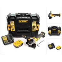 DeWalt DCG 406 M1 Meuleuse d'angle sans fil 18V 125mm Brushless + 1x batterie 4,0Ah + chargeur + TSTAK