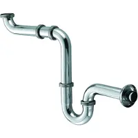 Kludi Siphon à encombrement réduit G 1 1/4, chrome, 1025505-00