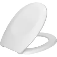 Wenko SIÈGE WC Bergamo abattant WC lunette WC duroplast blanc salle de bain