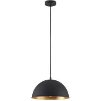 LINDBY Suspension , Leya, dimmable, Noir, Salon / séjour, Métal, Moderne