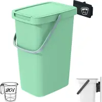 Prosperplast Poubelle SELECT 20 L vert clair