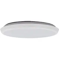 Arcchio Plafonnier , Augustin, dimmable, Blanc, Salle de bains, Plastique, Moderne