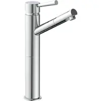 Schutte Cornwall Robinet de lavabo - Mitigeur - Mousseur orientable - Rehaussé - Chrome