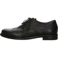 Waldlaufer Chaussure à lacets 'Schnürschuh Herren 319007-149-001 Echtleder in schwarz' noir