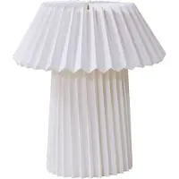 LINDBY - Magali Lampe de Table Blanc