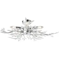 Globo Lighting Lampe de plafond Flash chrome Ø 71cm
