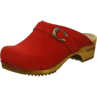 Sanita Sabot Sanita Women Wood Hedi Open Corail-Taille 40