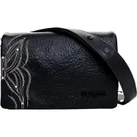 Desigual pour femme. 25SAXP84 Sac à bandoulière Goodall noir (OSFA), Casuel, Polyuréthane