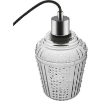Ledvance Vintage 1906 Suspension Verre Fumé Max. 40W E27 Design Lampe Carved