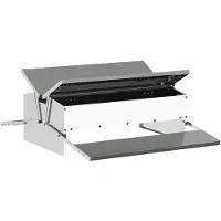 vidaXL Pédiluve pour poules Argent 75 x 53 x 20,5 cm Acier galvanisé