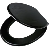 Tiger Abattant WC avec Frein de chute Tiger Blackwash Bois Noir