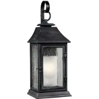 Elstead Lighting Applique d'extérieur rétro en zinc vieilli foncé E27 60 W Shepherd Feiss