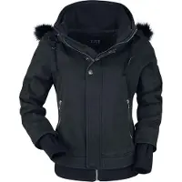 E.M.P. Merchandising Handelsgesellschaft Manteau d'hiver Gothic de - You Got It - XS - 5XL - pour Femme - noir - Taille 5XL