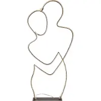 Star Trading Plafonnier Silhouette,Grafico, blanc chaud, 280 LED, extérieur, H 86cm