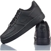 Nike Air Force - Sneakers Enfant - Noir - Pointure 36 - Cuir