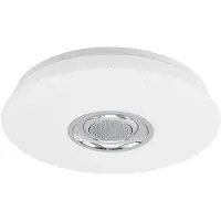 LINDBY Plafonnier , Elpida, dimmable, Blanc, Salon / séjour, Plastique, Moderne
