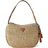 GUESS pour femme. HWWG9923010 Sac à main beige Ofelia Hobo (OSFA), Casuel, Papier
