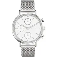 Liebeskind berlin Montre à affichage analogique argent / blanc