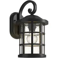 LINDBY Luminaires d'extérieur , Ankea, dimmable, Noir, Balcon, Plastique, Ancien
