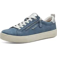 Tamaris Baskets basses bleu marine / blanc