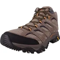 Merrell - Chaussures de randonnée en GORE-TEX&reg; - Moab 3 Mid GORE-TEX Pecan pour Homme en Matières Recyclées - Taille 41 - Marron