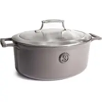 Saveur Selects Cocotte en fonte - - Ø30 cm - Sans PFAS - Compatible induction et toutes sources de chaleur - Gris