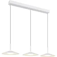 Globo Suspension design Lampone 3 lumières blanc