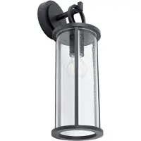 LUCANDE Luminaires d'extérieur , Emmeline, dimmable, Noir, Terrasse, Aluminium, Moderne