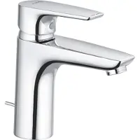 Kludi GmbH & Co.KG EHM lavabo Pure&Solid 100 saillie 115mm avec vidage chromé