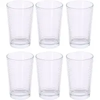 Alpina Verres À Eau - Ensemble De Verres À Boire - Ensemble De 6 Pièces - Adapté Au Lave-Vaisselle - 220 Ml
