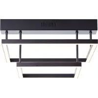 Brilliant Plafonnier LED Ranut 21 W 1360 lm 3000 K noir dimmable
