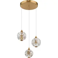 Globo Lampe pendante à 3 lampes Virina or Ø 65cm
