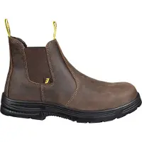 Safety Jogger Bottes de sécurité antidérapantes Jackman S3, marron, 40