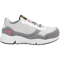Diadora Chaussure de sécurité pour femme Athena LOW D0459 S3L gray/raspberry, conforme à la norme EN ISO 20345:2022 S3L FO SR ESD Taille 37