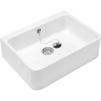 Villeroy & Boch Evier Omniapro avec trop-plein 50x40cmx17cm blanc alpin avec revêtement CeramikPlus