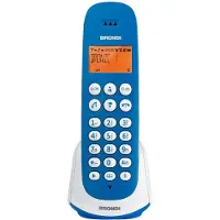 Brondi Téléphone sans fil DECT Adara avec identification de l'appelant Bleu Blanc