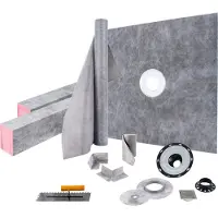 Vevor Kit Receveur de Douche 1219x1219 mm
