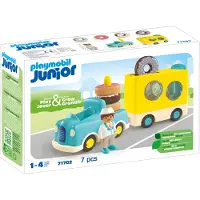 Playmobil geobra Brandstätter Stiftung & Co.K Junior : Le camion à beignets fou