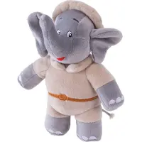 Jazwares Benjamin Blümchen - Peluche avec son (22 cm) Benjamin en safari