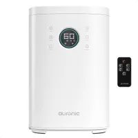 Auronic Humidificateur - 4 litres - 40m2 - Convient au salon, au bureau, à la chambre à coucher, à la chambre de bébé et plus encore - Avec aromathérapie - Sans BPA - Blanc
