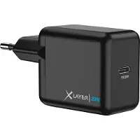 XLayer Chargeur USB simple Type-C PD 20 W noir