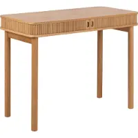 Actona Bureau Langley 2 portes coulissantesReproduction chêne.
