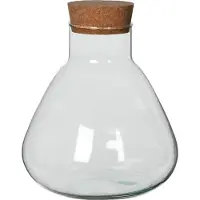 Mica Decorations Emily Stockpot - H25 x Ø23 cm - Verre recyclé - Transparent