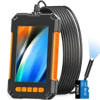 Strex Caméra d'inspection avec écran 10M - 1080P HD - écran LCD 4,3 pouces - étanchéité IP67 - éclairage LED - endoscope - caméra d'inspection - microSD 32gb inclus