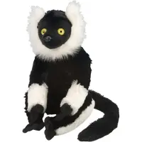 Sonstige Verlage Wild Republic - Animaux en peluche - Cuddlekins - Vari noir et blanc